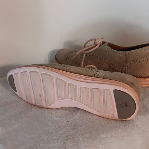 Cole Haan Lunargrand Tan Laceup Oxford Shoes - Picture 4 of 6